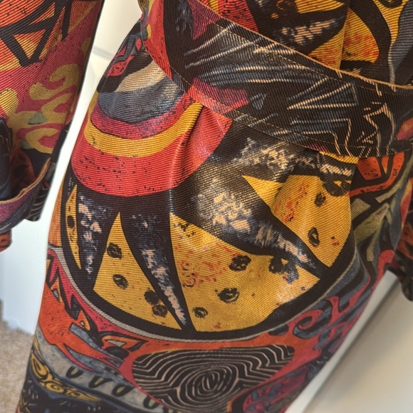 PALILA Women’s Wrap Dress/Jacket w/ belt; Large; Front working Pockets; NWOT. - Picture 5 of 11